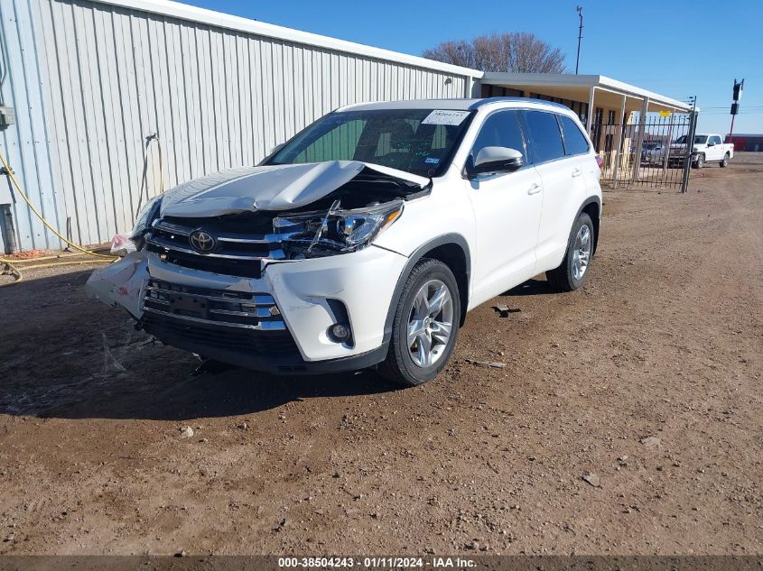 2019 TOYOTA HIGHLANDER LIMITED - 5TDYZRFHXKS320582