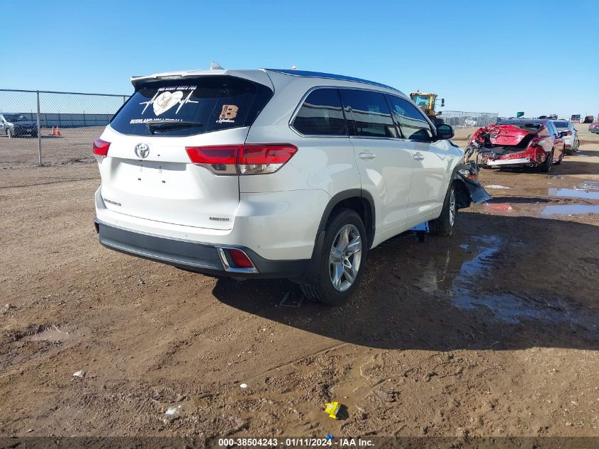 2019 TOYOTA HIGHLANDER LIMITED - 5TDYZRFHXKS320582