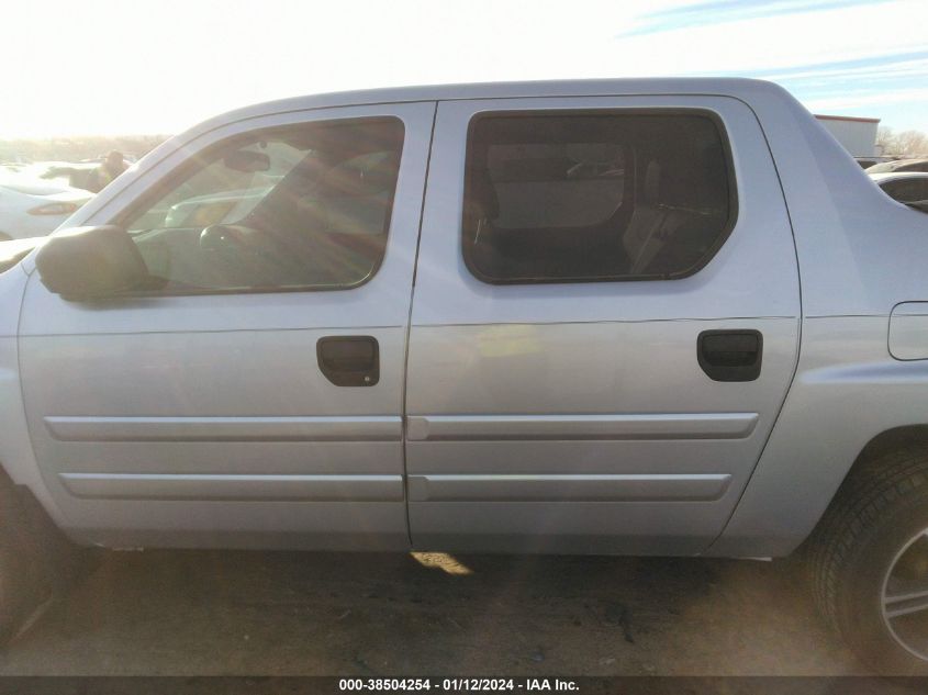 2013 HONDA RIDGELINE SPORT - 5FPYK1F79DB002030