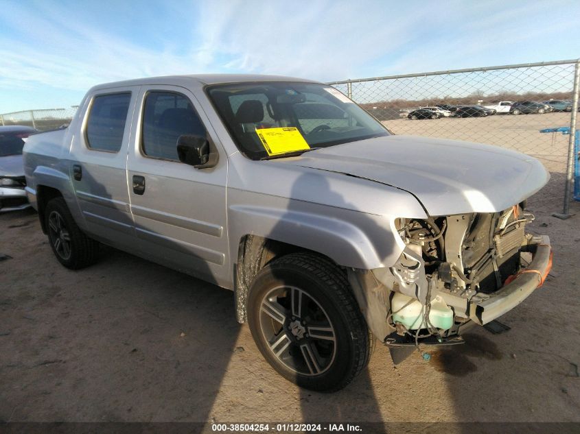 2013 HONDA RIDGELINE SPORT - 5FPYK1F79DB002030