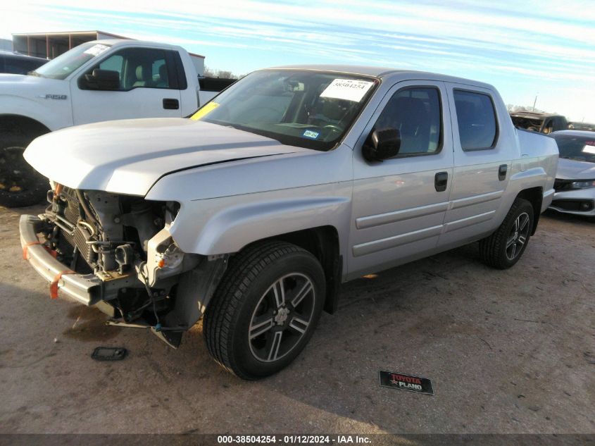 2013 HONDA RIDGELINE SPORT - 5FPYK1F79DB002030