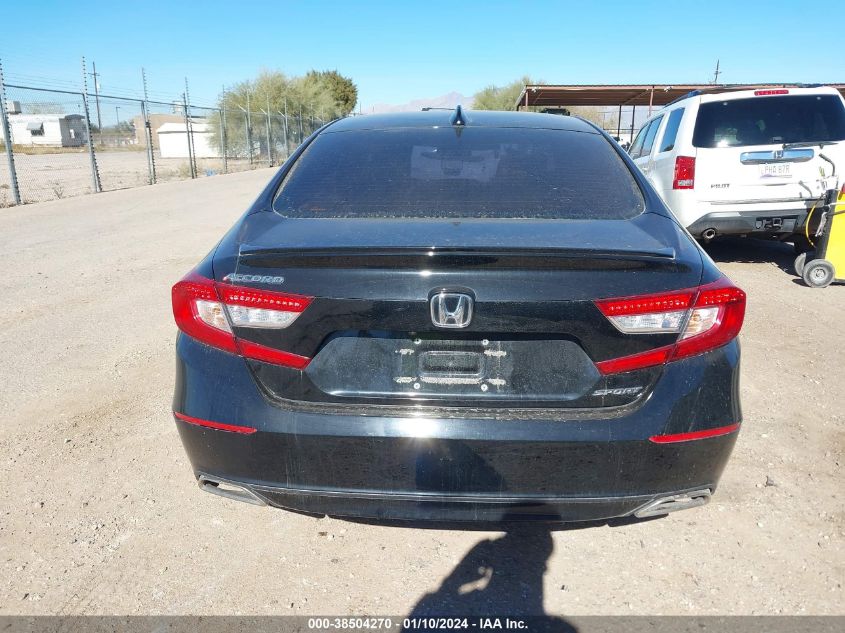 2022 HONDA ACCORD SPORT 1HGCV1F39NA015315
