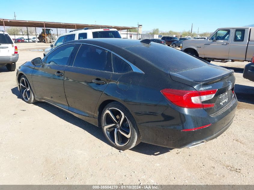 2022 HONDA ACCORD SPORT 1HGCV1F39NA015315