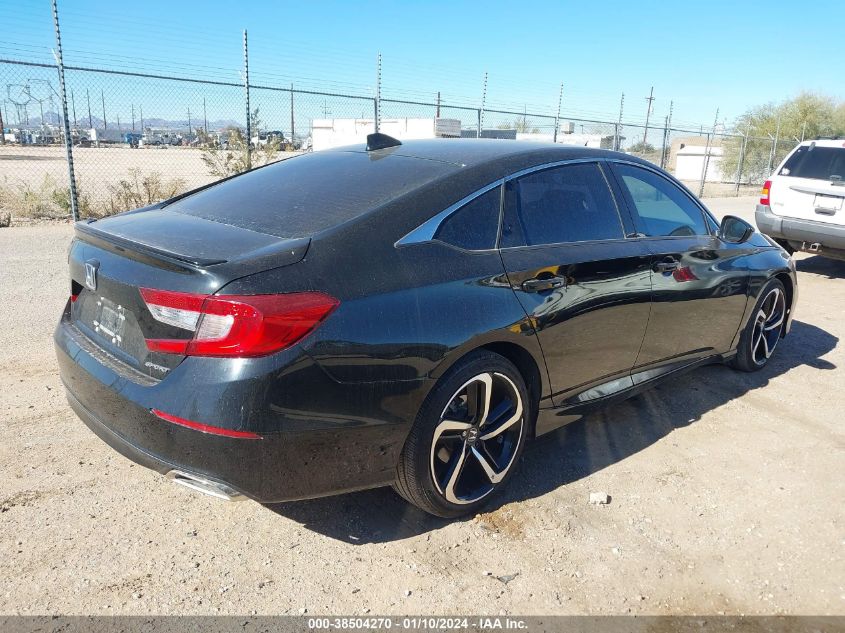 2022 HONDA ACCORD SPORT 1HGCV1F39NA015315