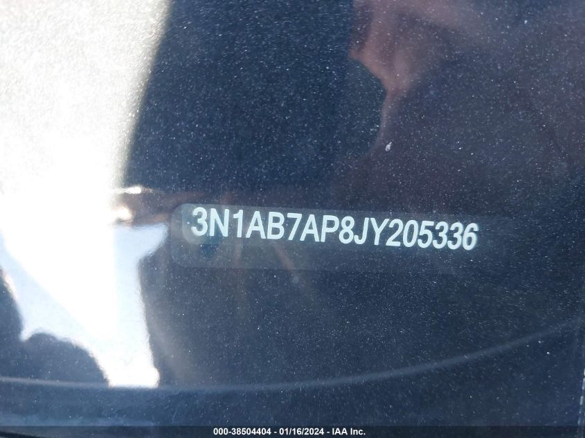 2018 NISSAN SENTRA SL - 3N1AB7AP8JY205336