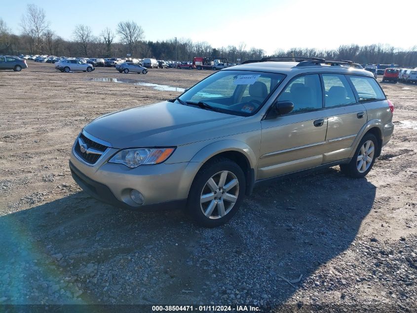 4S4BP61C997328002 | 2009 SUBARU OUTBACK