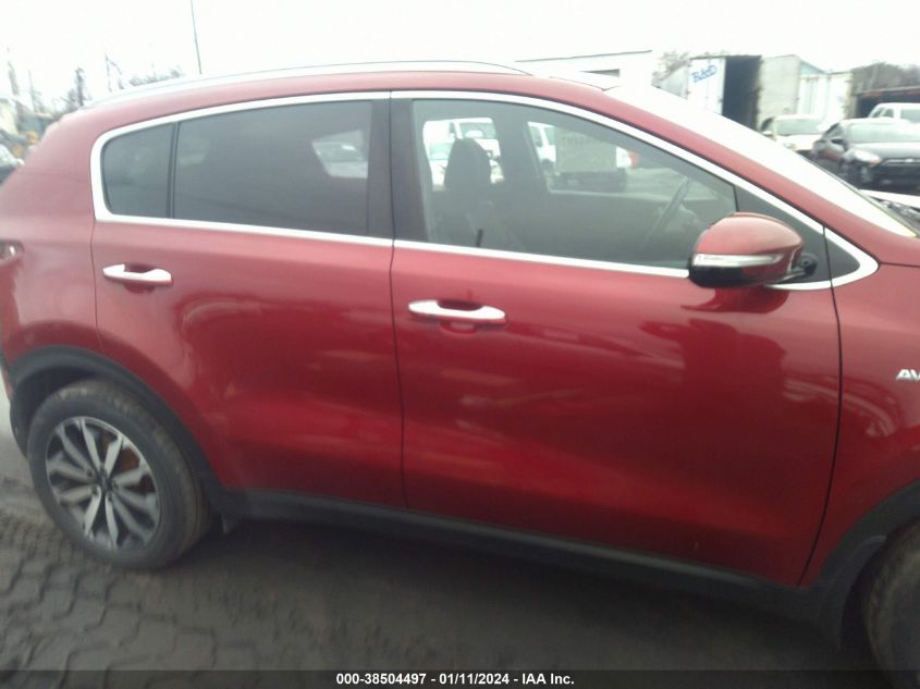 2018 KIA SPORTAGE EX - KNDPNCAC8J7485913