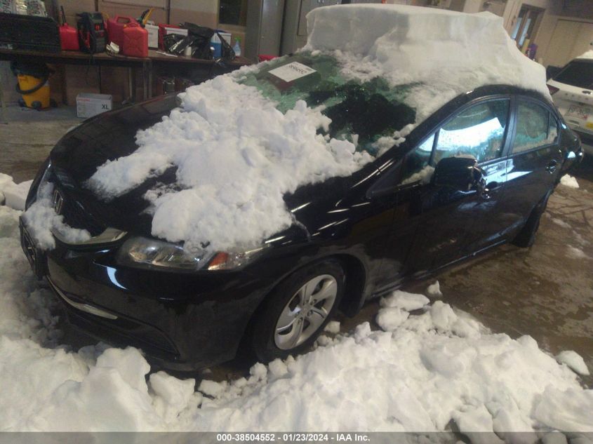 2015 HONDA CIVIC LX - 19XFB2F52FE102340
