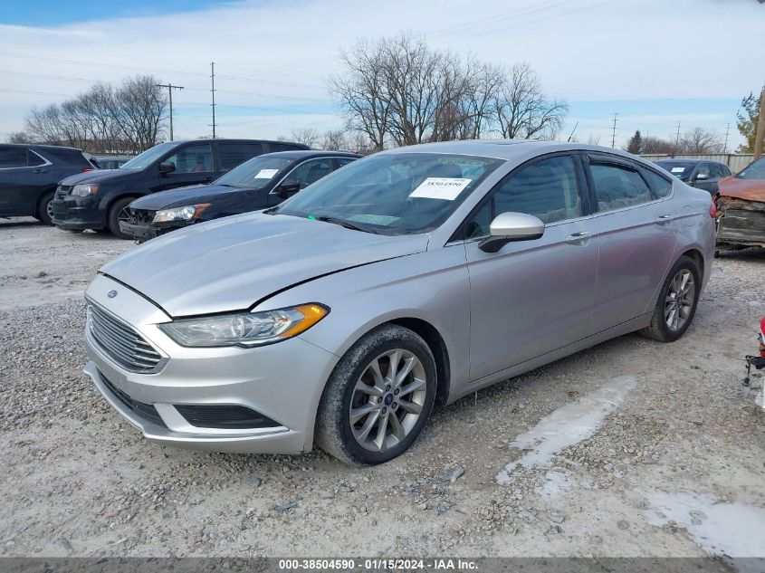 2017 FORD FUSION SE - 3FA6P0HD8HR155460