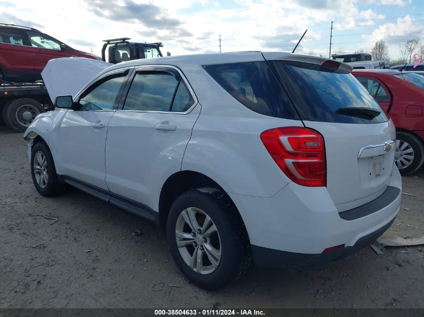 2016 CHEVROLET EQUINOX LS - 2GNALBEKXG6221406