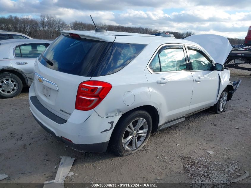 2016 CHEVROLET EQUINOX LS - 2GNALBEKXG6221406