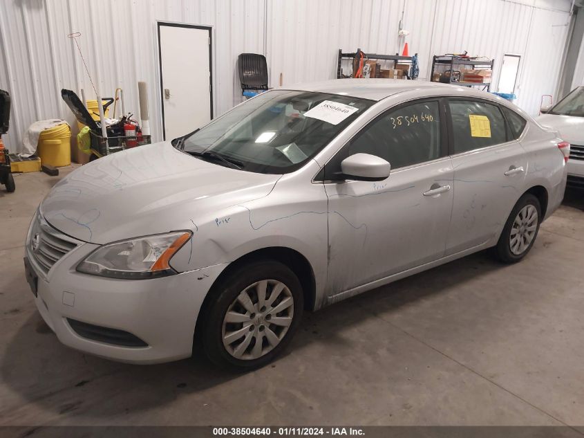 2014 NISSAN SENTRA S/SV/SR/SL - 3N1AB7AP5EL672099