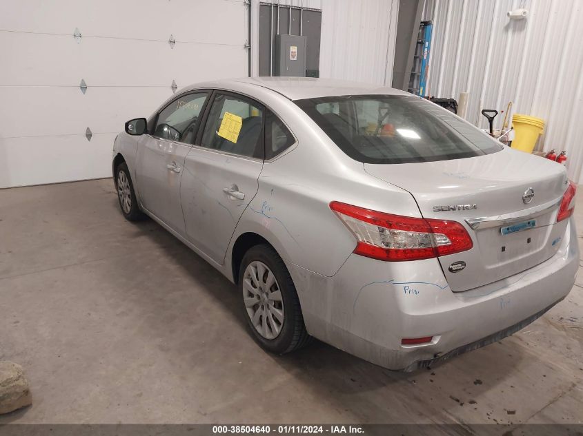 2014 NISSAN SENTRA S/SV/SR/SL - 3N1AB7AP5EL672099