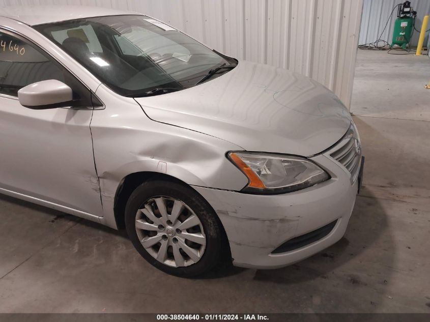 2014 NISSAN SENTRA S/SV/SR/SL - 3N1AB7AP5EL672099