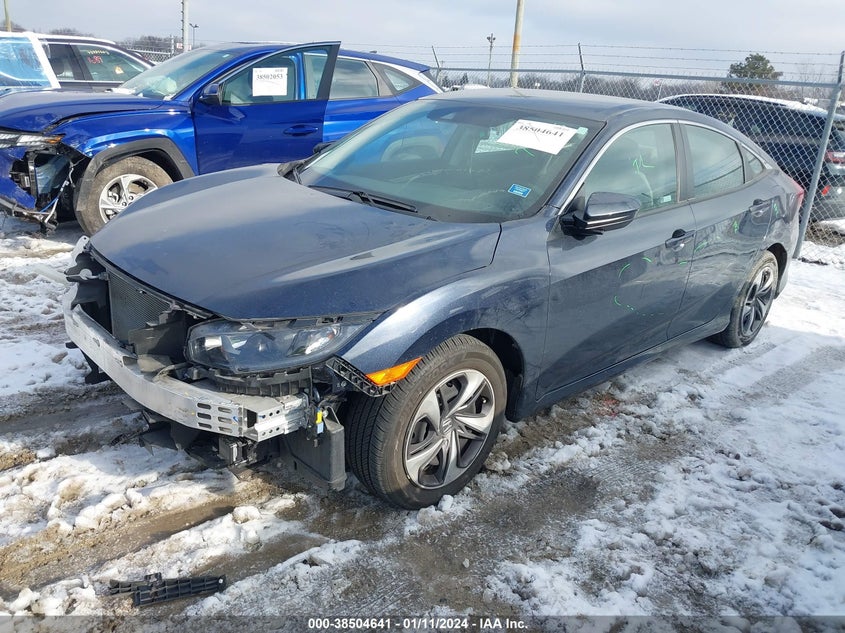 VIN 19XFC2F68LE027418 2020 HONDA CIVIC LX