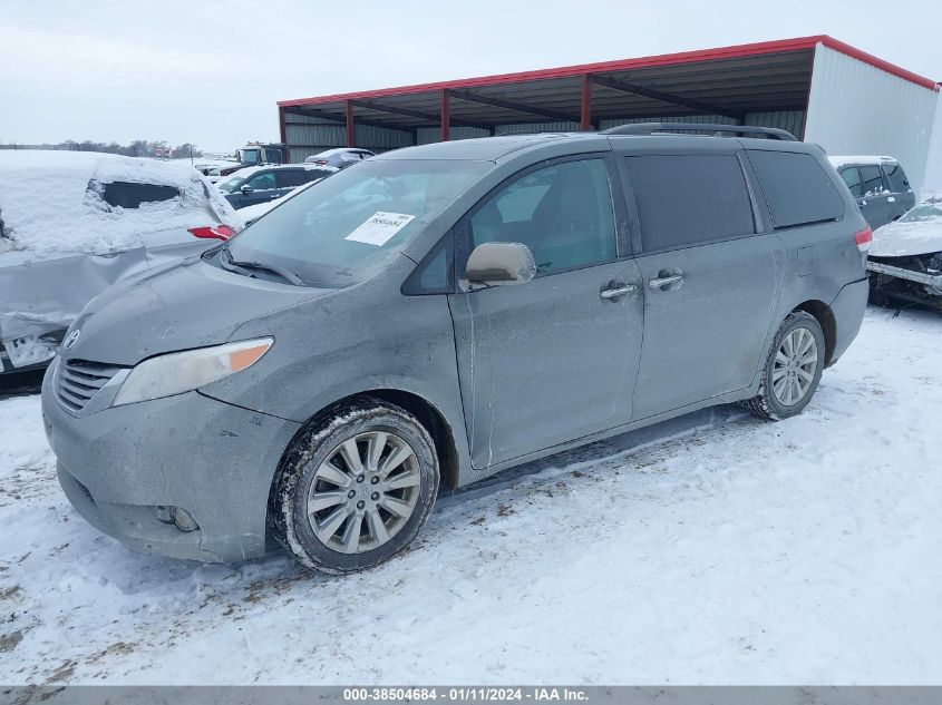 5TDDK3DC6BS014826 2011 TOYOTA SIENNA, photo no. 2