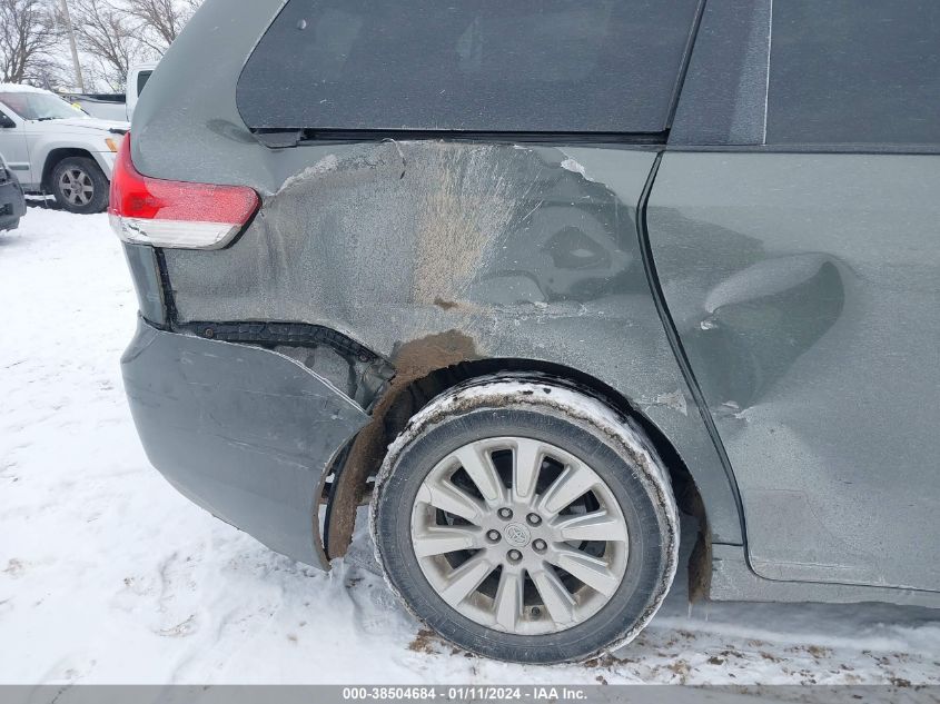 5TDDK3DC6BS014826 2011 TOYOTA SIENNA, photo no. 6