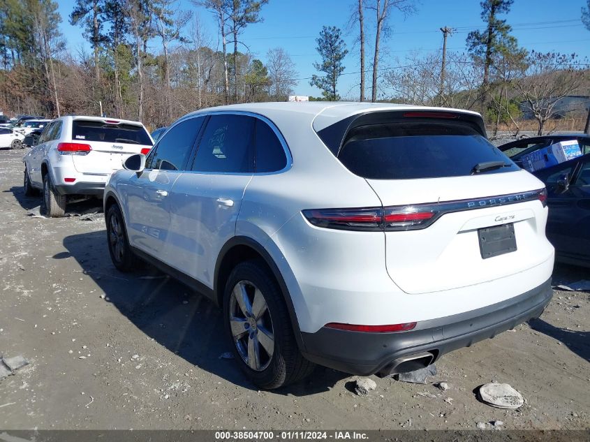 2020 PORSCHE CAYENNE - WP1AA2AY2LDA05410