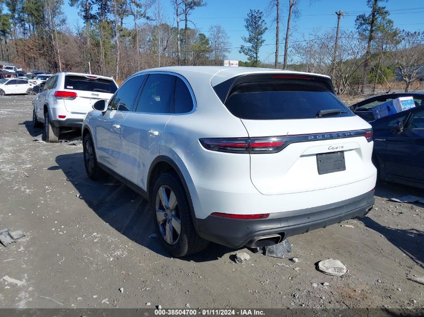 2020 PORSCHE CAYENNE - WP1AA2AY2LDA05410