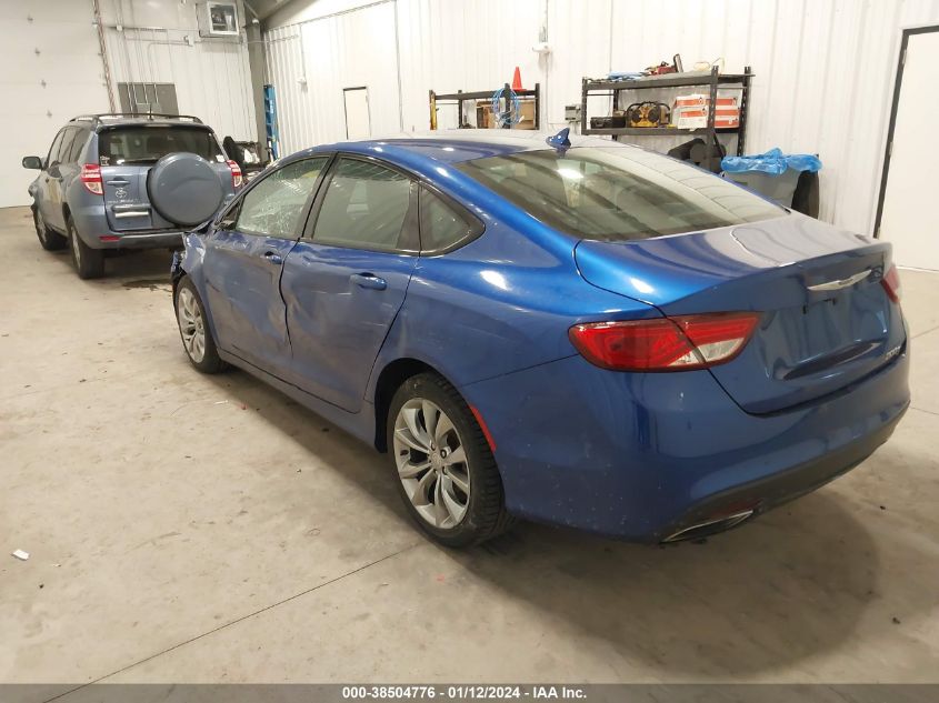 2015 CHRYSLER 200 S - 1C3CCCBB1FN710707