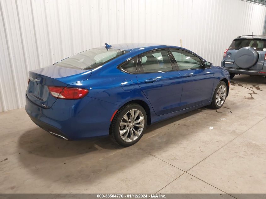 2015 CHRYSLER 200 S - 1C3CCCBB1FN710707