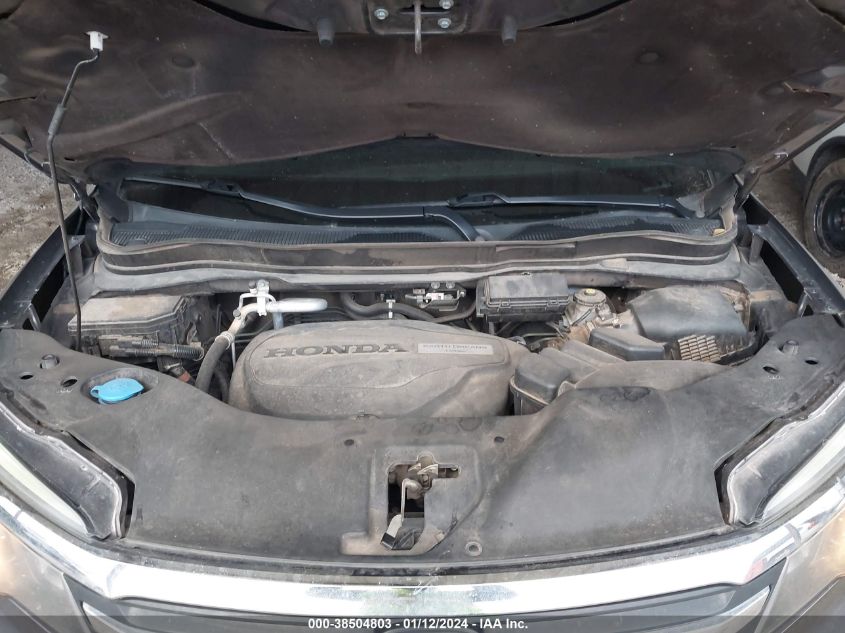 2017 HONDA PILOT EXL - 5FNYF6H55HB046120