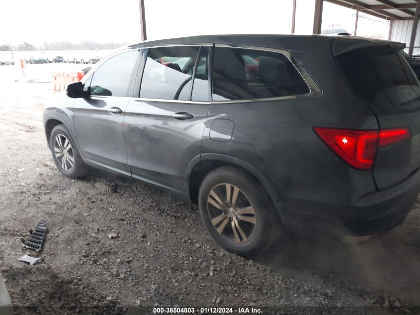 2017 HONDA PILOT EXL - 5FNYF6H55HB046120