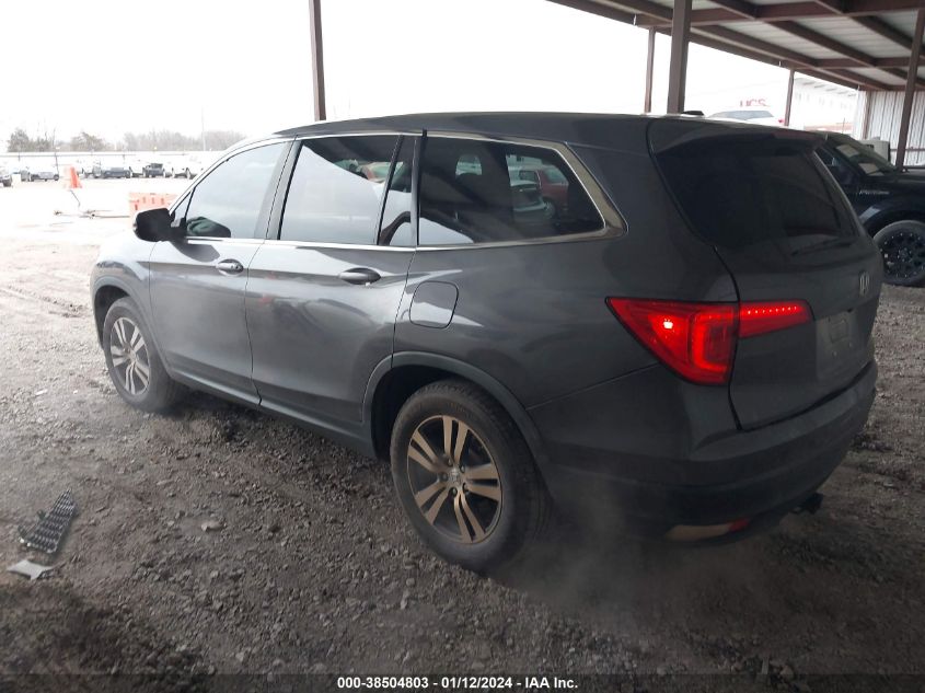2017 HONDA PILOT EXL - 5FNYF6H55HB046120