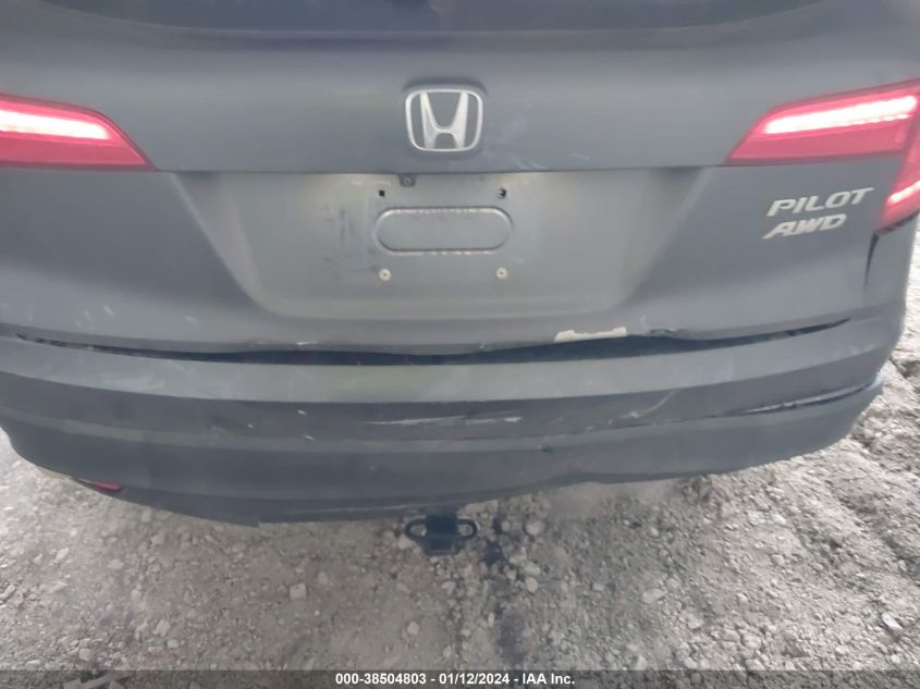 2017 HONDA PILOT EXL - 5FNYF6H55HB046120