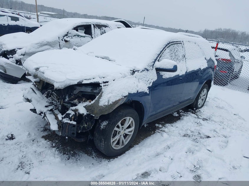 VIN 2GNALCEK2H6162696 2017 CHEVROLET EQUINOX LT
