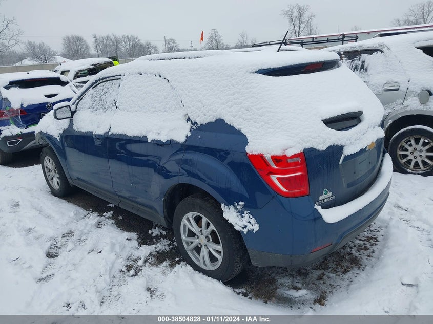 VIN 2GNALCEK2H6162696 2017 CHEVROLET EQUINOX LT