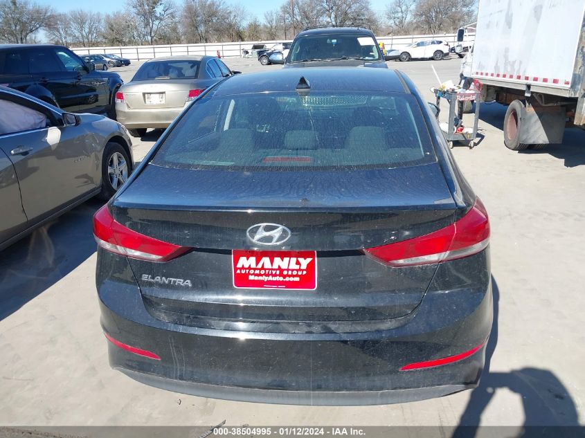 2018 HYUNDAI ELANTRA SEL/VALUE/LIMITED - 5NPD84LF1JH213013