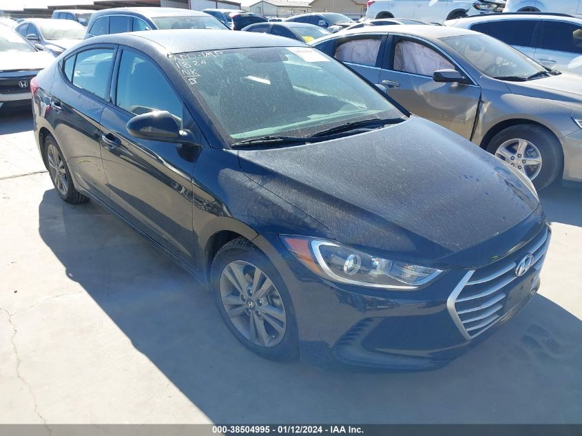 2018 HYUNDAI ELANTRA SEL/VALUE/LIMITED - 5NPD84LF1JH213013