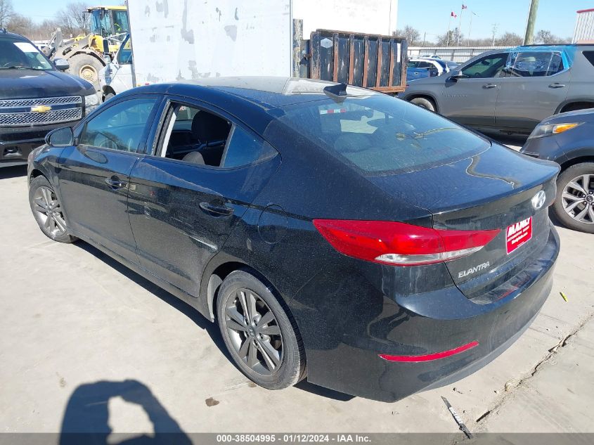 2018 HYUNDAI ELANTRA SEL/VALUE/LIMITED - 5NPD84LF1JH213013