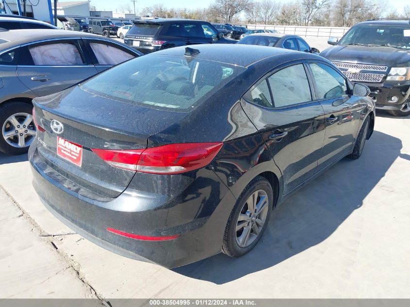 2018 HYUNDAI ELANTRA SEL/VALUE/LIMITED - 5NPD84LF1JH213013