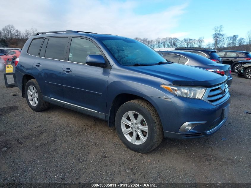 2013 TOYOTA HIGHLANDER PLUS/SE - 5TDBK3EH5DS184292