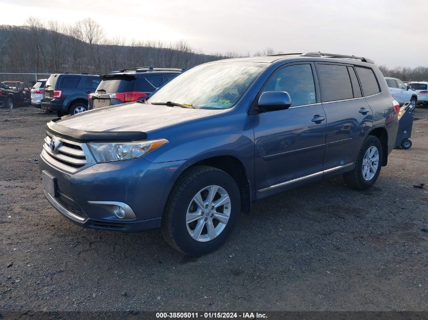 2013 TOYOTA HIGHLANDER PLUS/SE - 5TDBK3EH5DS184292