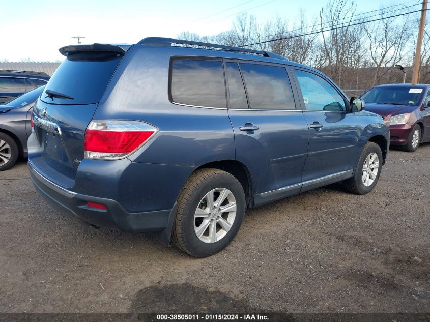 2013 TOYOTA HIGHLANDER PLUS/SE - 5TDBK3EH5DS184292