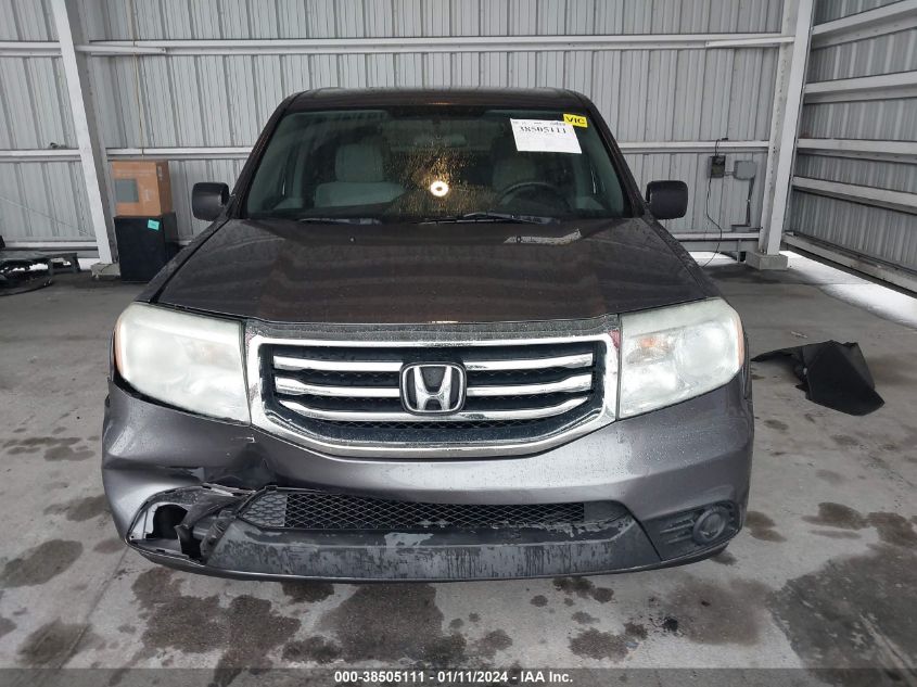 2014 HONDA PILOT LX - 5FNYF3H23EB012855