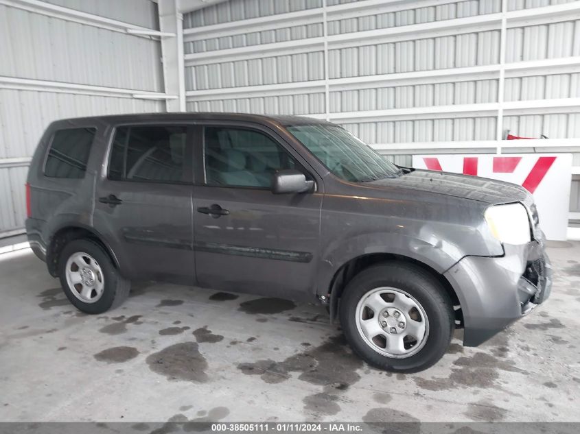 2014 HONDA PILOT LX - 5FNYF3H23EB012855