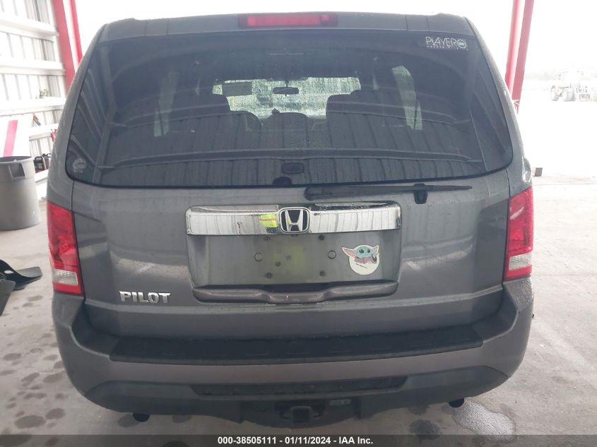 2014 HONDA PILOT LX - 5FNYF3H23EB012855
