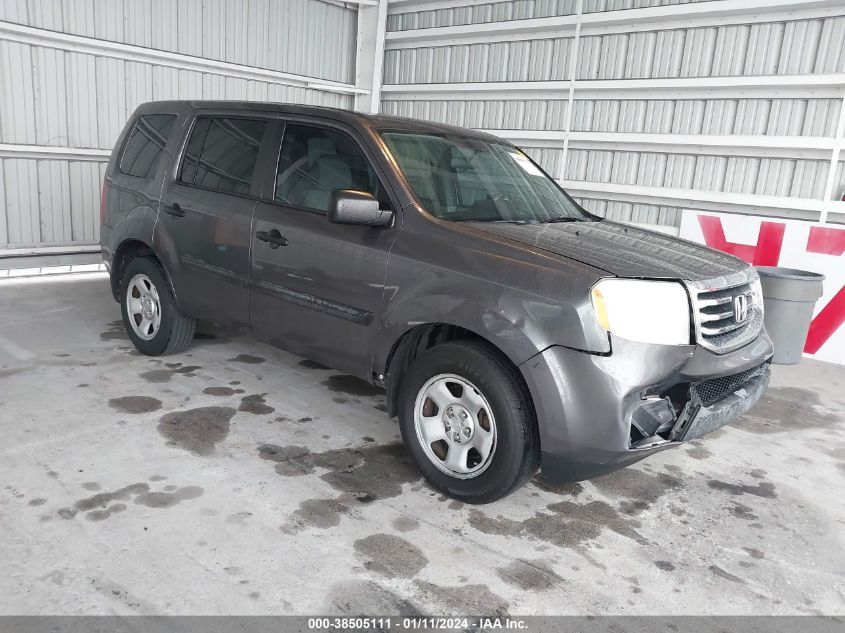 2014 HONDA PILOT LX - 5FNYF3H23EB012855