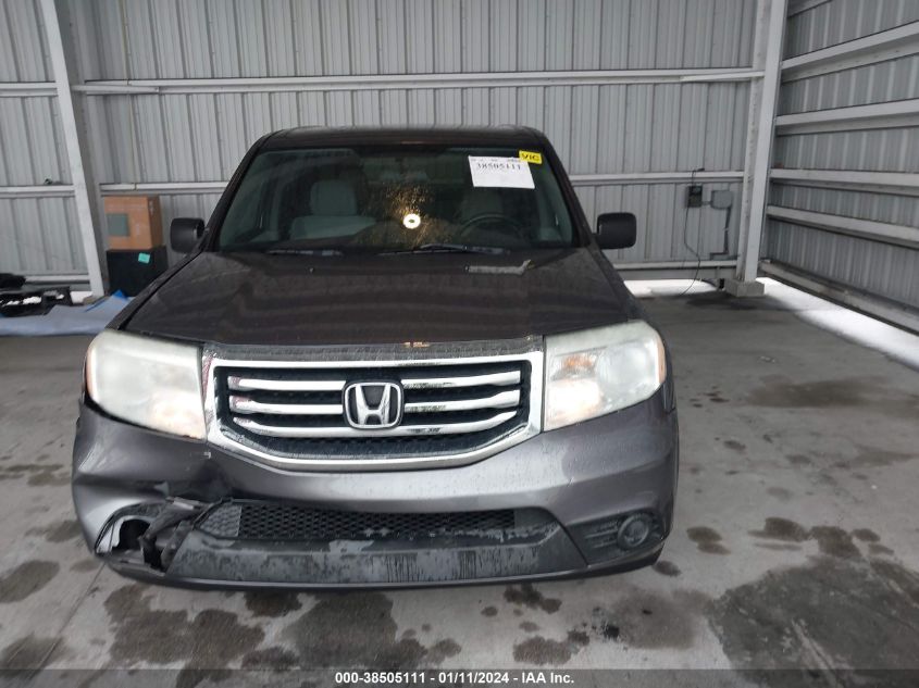 2014 HONDA PILOT LX - 5FNYF3H23EB012855