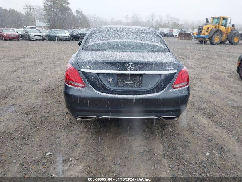 2016 MERCEDES-BENZ C 300 4MATIC/LUXURY 4MATIC/SPORT 4MATIC - 55SWF4KB7GU148624