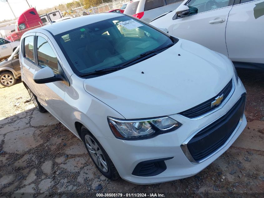 2020 CHEVROLET SONIC FWD  1FL 5-DOOR - 1G1JG6SB1L4109722