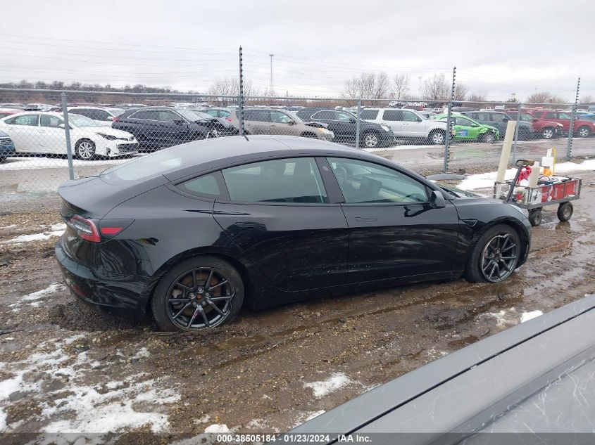 2021 TESLA MODEL 3 STANDARD RANGE PLUS REAR-WHEEL DRIVE - 5YJ3E1EA5MF919568