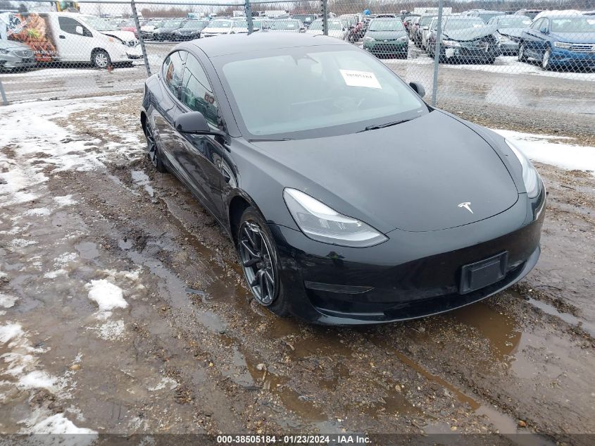 2021 TESLA MODEL 3 STANDARD RANGE PLUS REAR-WHEEL DRIVE - 5YJ3E1EA5MF919568