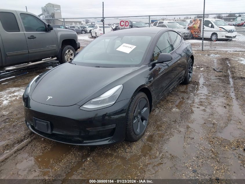 2021 TESLA MODEL 3 STANDARD RANGE PLUS REAR-WHEEL DRIVE - 5YJ3E1EA5MF919568