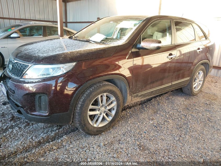 2014 KIA SORENTO LX - 5XYKT3A68EG427562