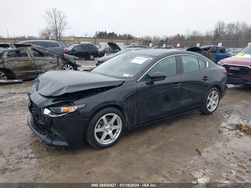 VIN JM1BPABL4N1500438 2022 MAZDA MAZDA3 SELECT